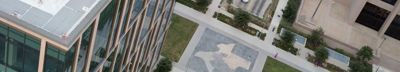 banner- mall with Barbara Jordan Building