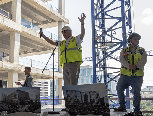 Phase II of the Capitol Complex Project Tops Out